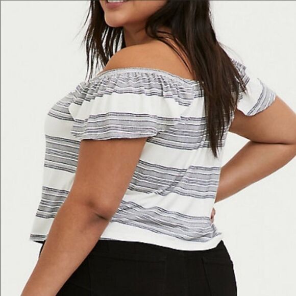 Torrid NWT Sz 4X Super Soft Off The Shoulder - Picture 1 of 10